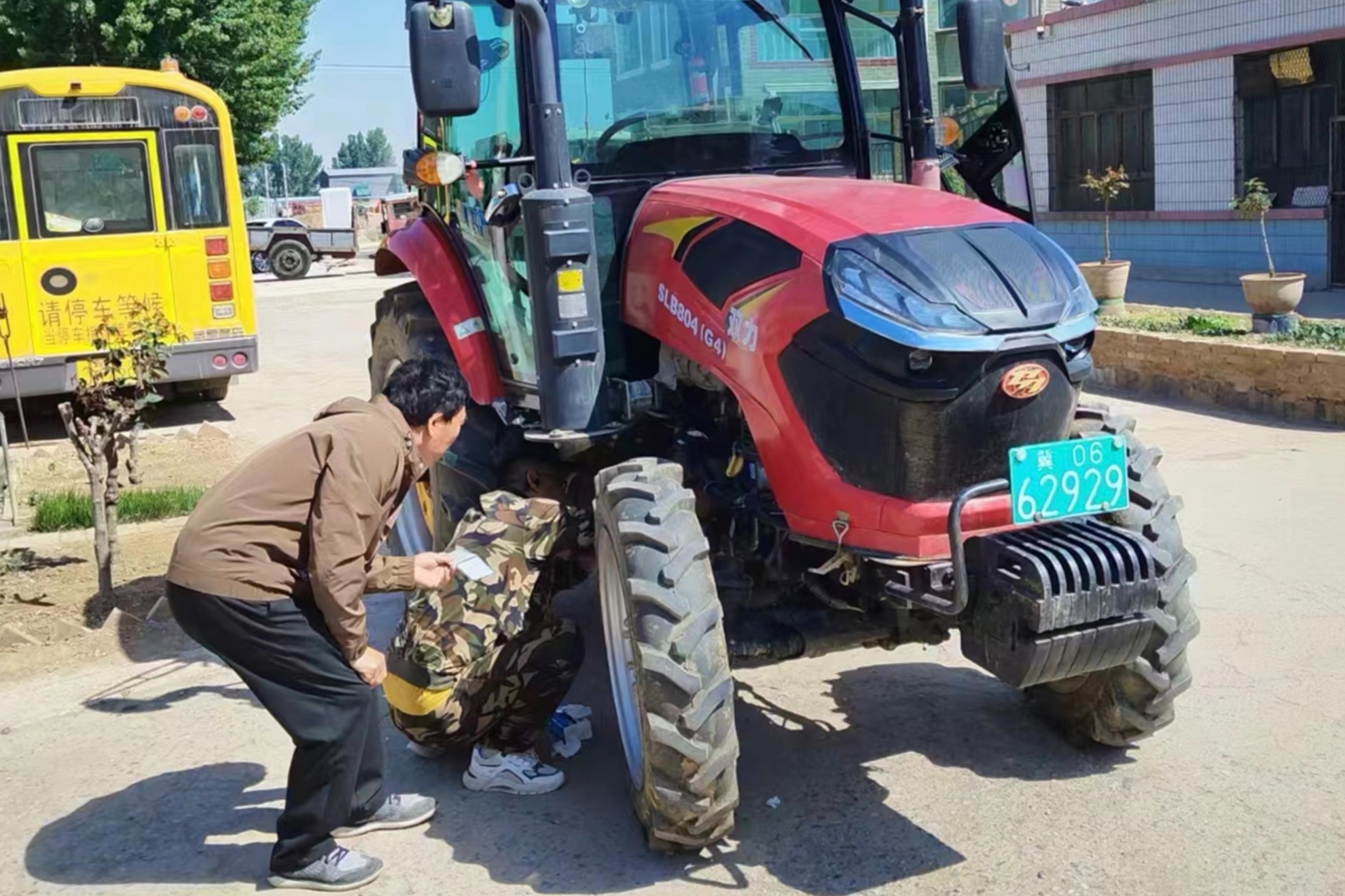 河北安国 农机送检下乡 便民惠民到家